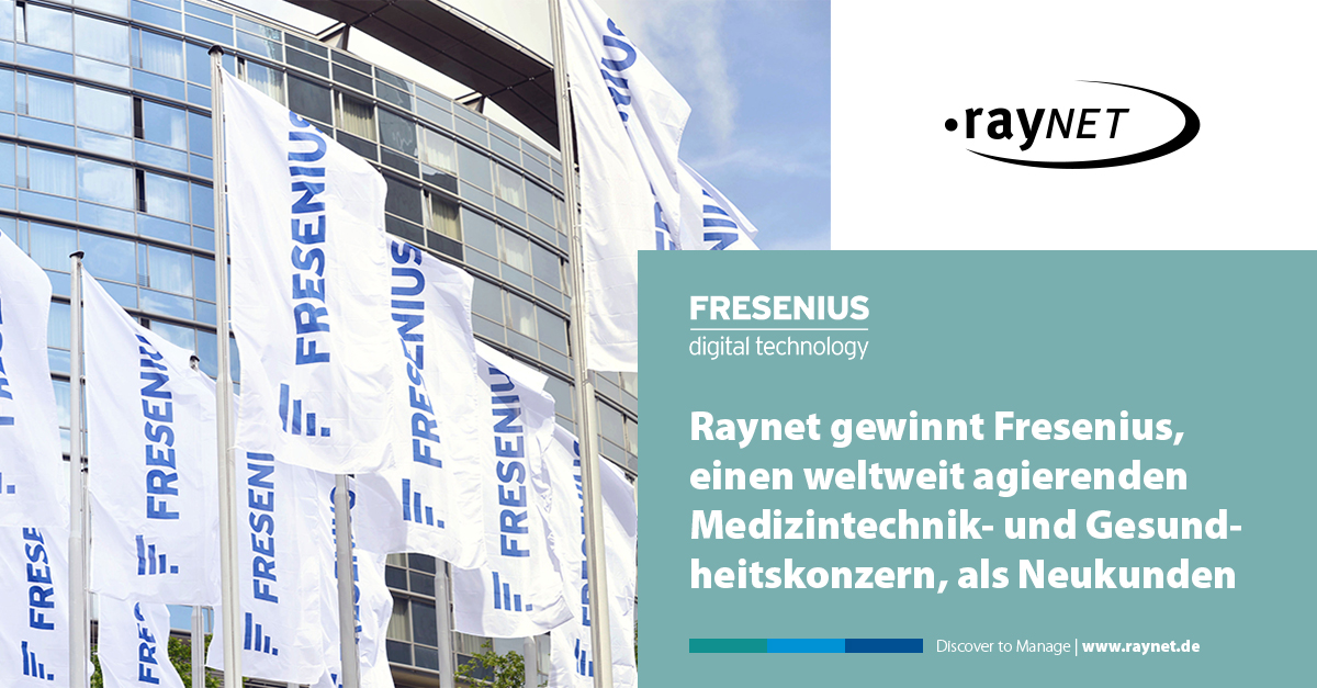Raynet gewinnt Fresenius als Neukunden